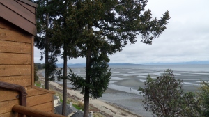 A stunning view of Rathtrevor Beach from the resort of Tigh-Na- Mara near Parksville on Vancouver Island, B.C.
