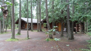 The cabins at the beautiful resort of Tigh-Na-Mara near Parksville on Vancouver Island, B.C.